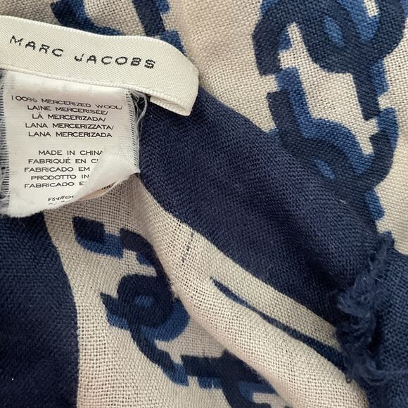 Marc Jacobs mercerized wool scarf shawl - Picture 6 of 6